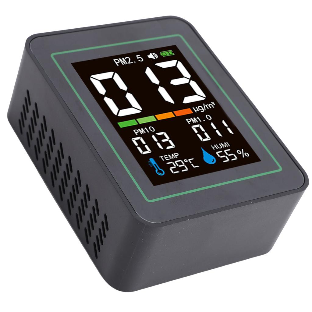 5 in 1   Quality Detector Real Time Monitoring PM2.5 PM10 PM1.0 Temperature Humidity Tester for   Industrial Laboratory