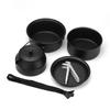 Cooking Pots Pans Kettle Set Lightweight Portable Camping Cookware Mess Kit for Camping Hiking