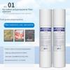 "Universal 10-inch Water Purifier Filter Set: 3-Stage PP Cotton & 5-Stage Activated Carbon Filtration System for Home"