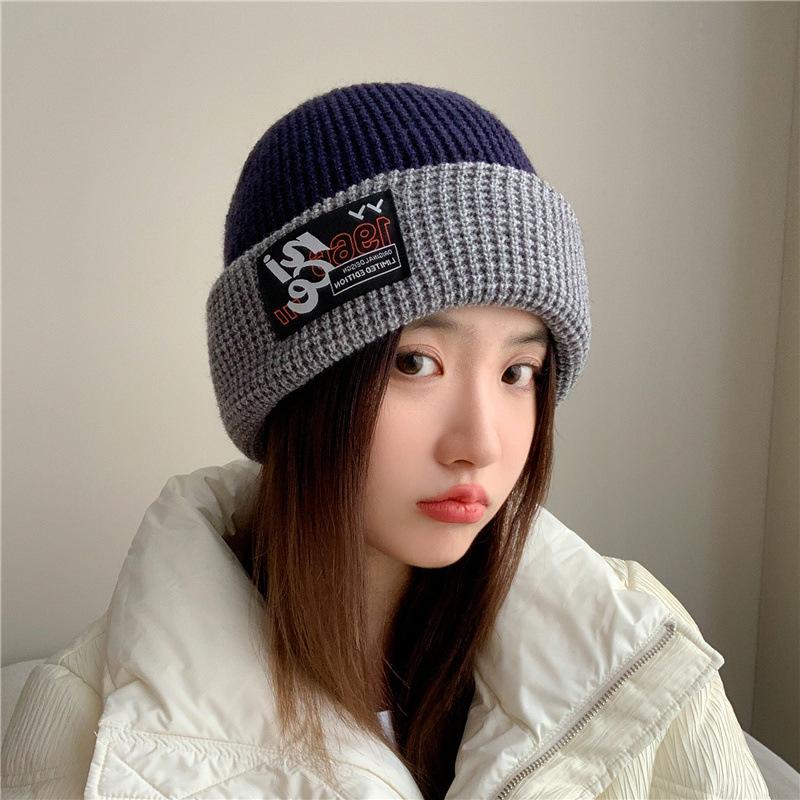 Winter Warm Hat Women's Winter Woolen Hat Ear Protection Knitted Hat
