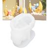 Moon Baby Candle Mold Silicone Flexible Reusable 3D Moon Cloud Baby Mold for Soap Cake Decoration Moon Baby Silicone Mold