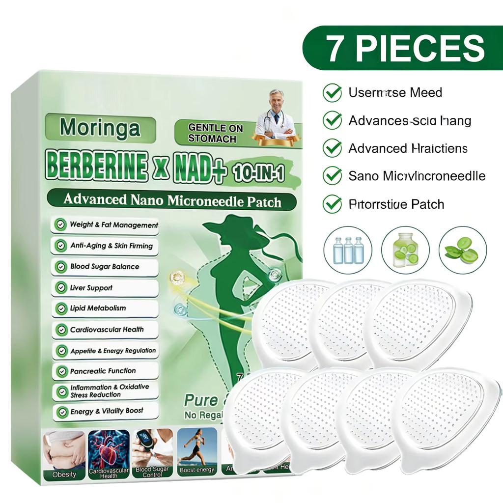 35Pcs Nano Microneedle Patch Natural Gentle Patches Metabolism Support Body Firming Patch Moisturizing Firming Skin for Women Men