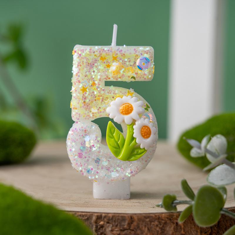 Sunflower Sequin Decoration for First Birthday - Creative New Style Hot Sale