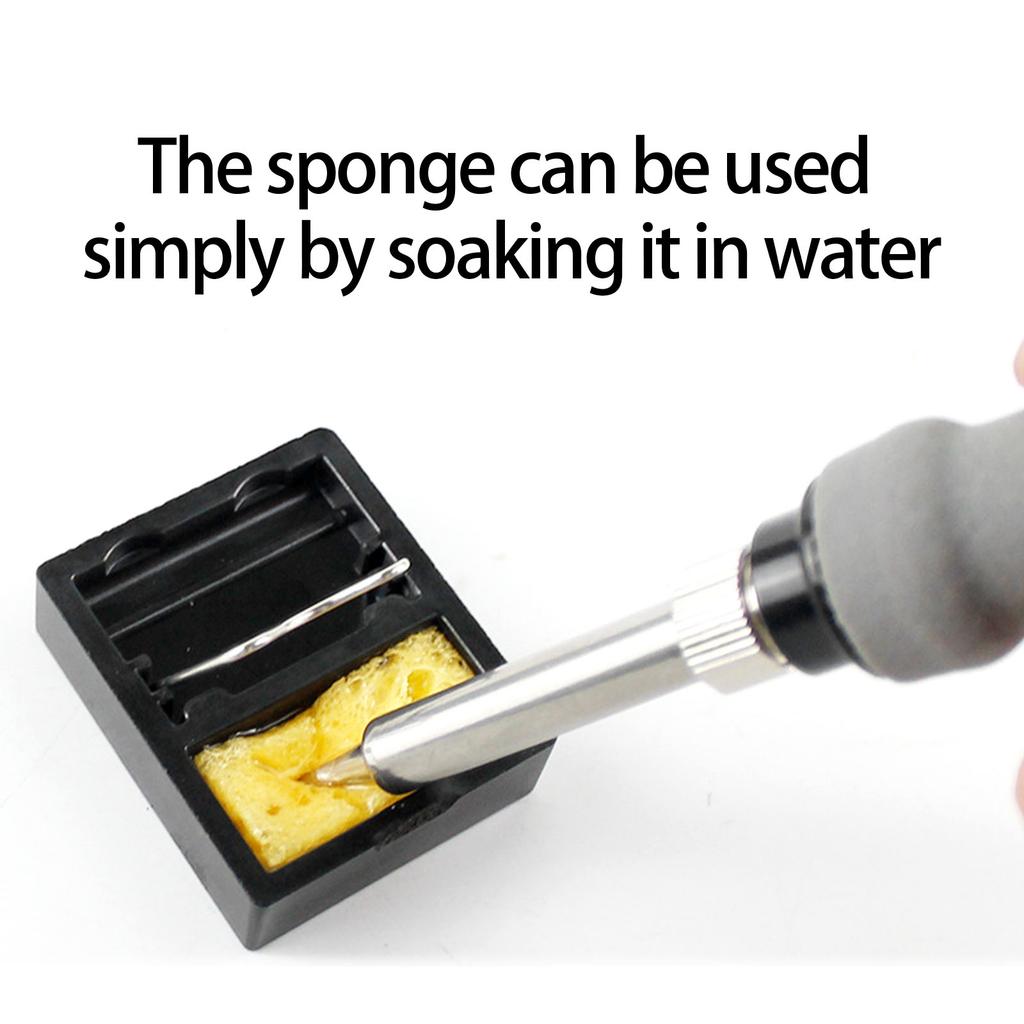 Nonslip Square Base Soldering Tool Holder Ergonomic 40x48x12mm Size Suitable for Mobile Hobbyists Home & Industrial Use