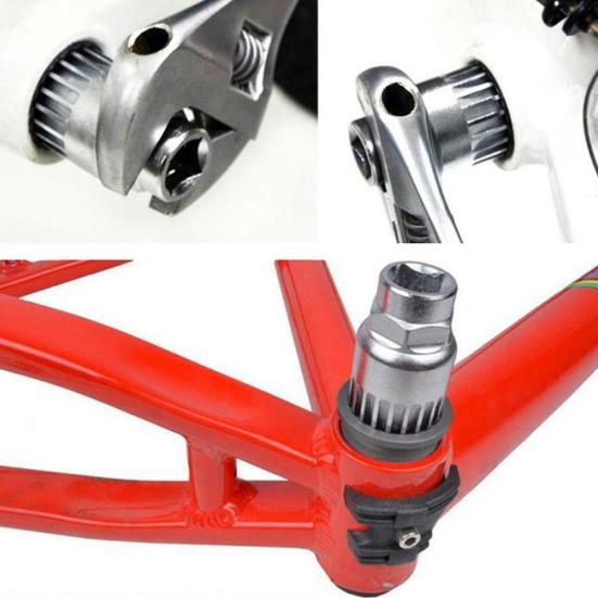 Bicycle Bike Chain Freewheel Wrench Spanner Bottom Bracket Remover Repair Tool