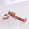 Men's Pure Copper Magnetic Cross Bracelet - Stylish & Simple Design