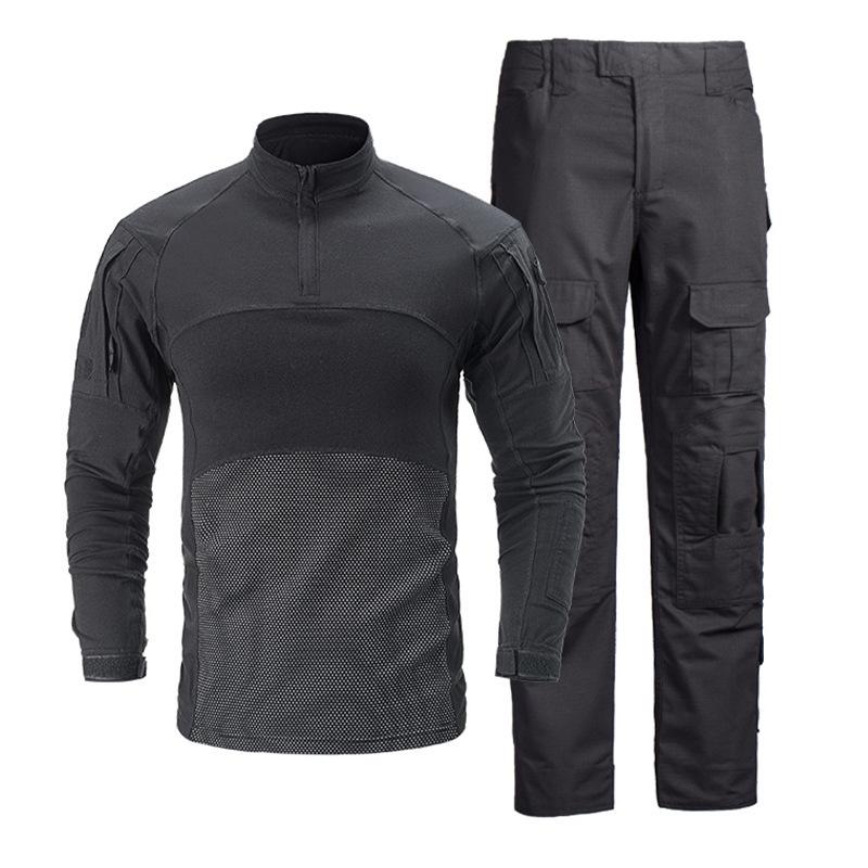 Men's Camouflage G4 Knit Frog Suit Long Sleeve Set for Outdoor Training