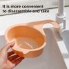 Drain Basket Multifunctional Anti-clogging Fine Mesh Hole Cartoon Cat Fruits Vegetables Draining And Storing Basket Kitchen Tools