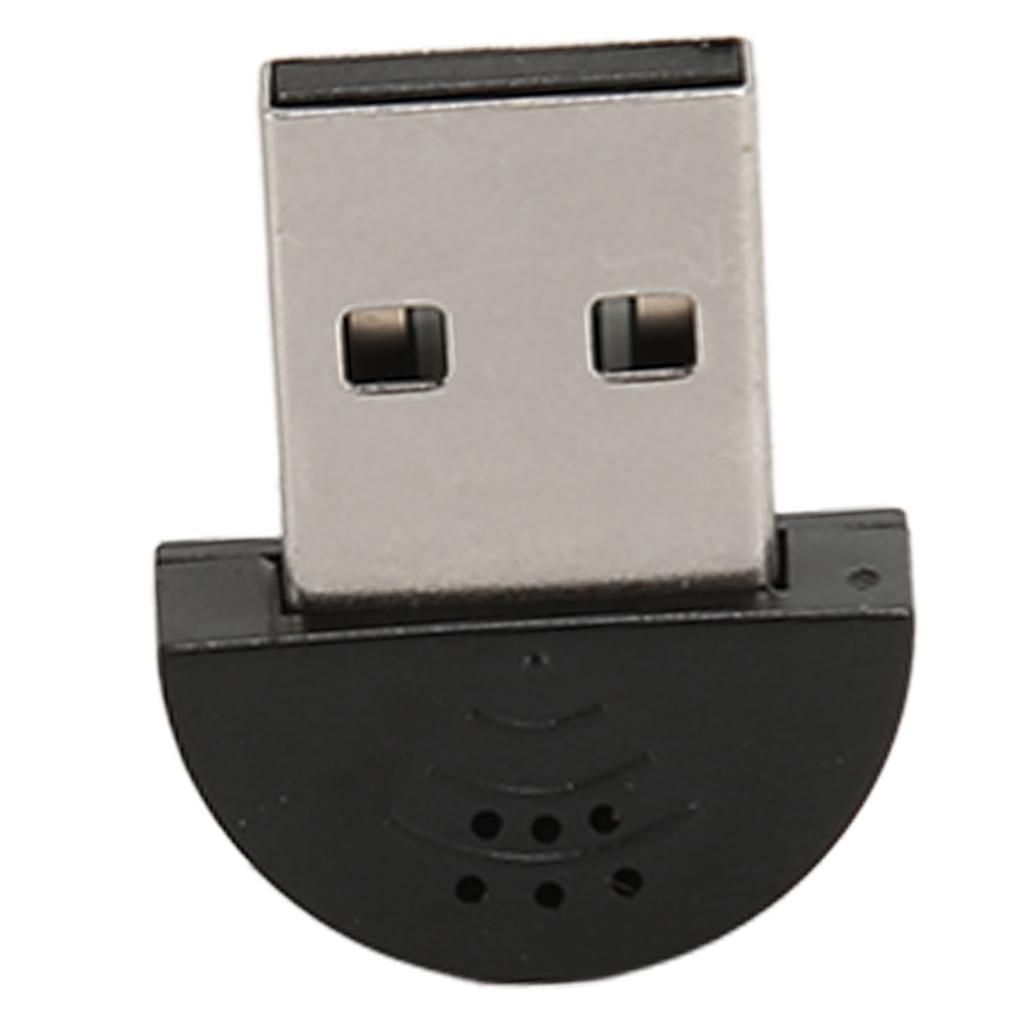 USB Mini Microphone Professional Plug and Play Noise Reduction 360 Degree Omnidirection Portable Mini USB 2.0 Microphone