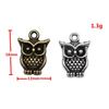 Owl Charms Mini Antique Alloy Pendants For Animal Themed Jewelry Making