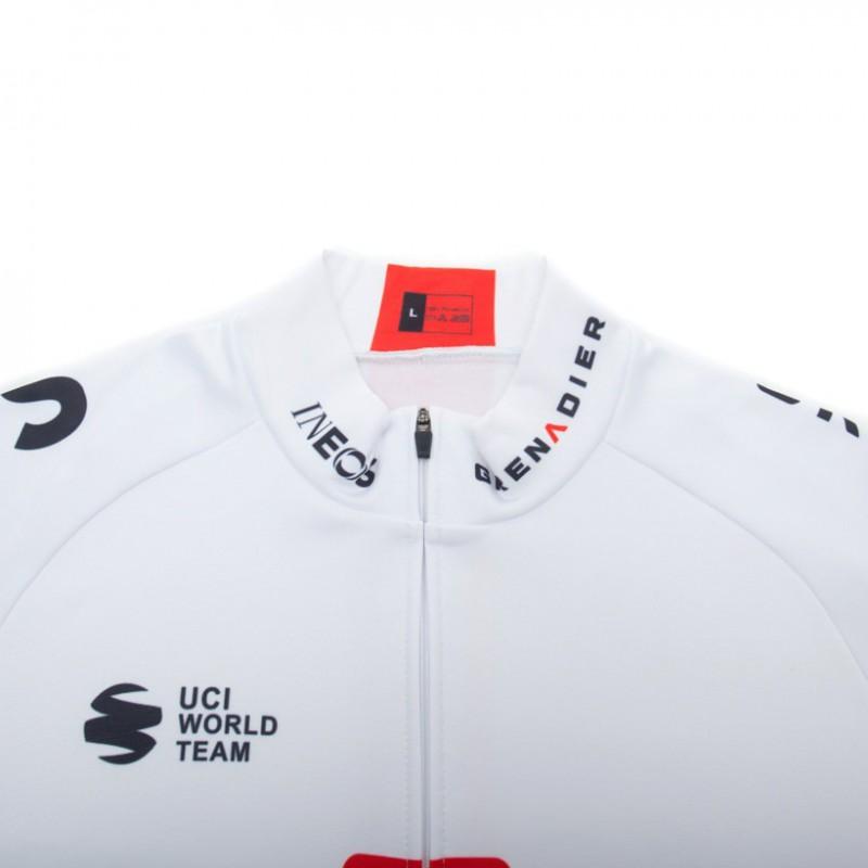 Mens Long Sleeve Cycling Jersey With Bib Pants Set Thermal Fleece Winter Ride Wear Breathable Moisture Wicking