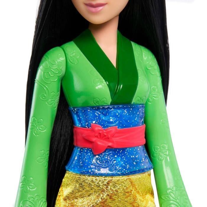 Mulan poupée 29 cm, mattel poupée disney princesses habillage et accessoires hlw14