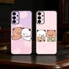 Süße BuBu DuDu Handyhülle Für Samsung S25,24,21,22,23,30,Ultra,20,Plus,Fe,Lite,Note Weiche Schwarze Hülle