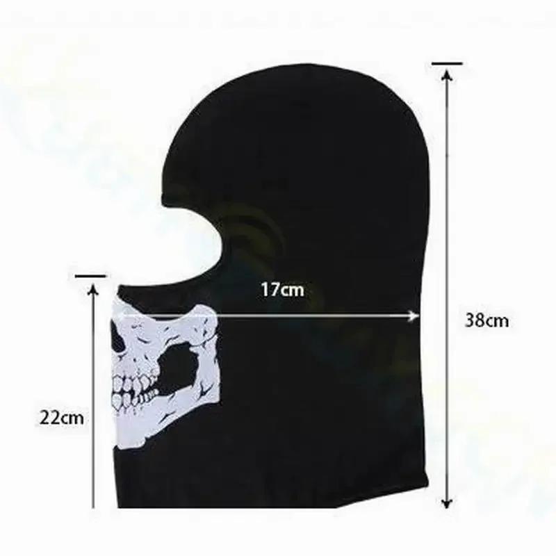 Skull Balaclava Ghost Windproof Motorcycle Full Face Bandana Halloween Tactical Balaclava Hood Skull Balaclava