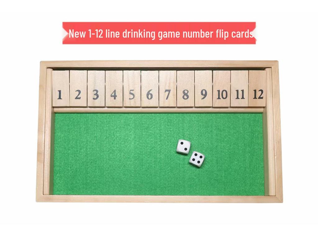 Joc Educativ din Lemn de Logică și Numere cu Piese de Răsturnat pentru Copii