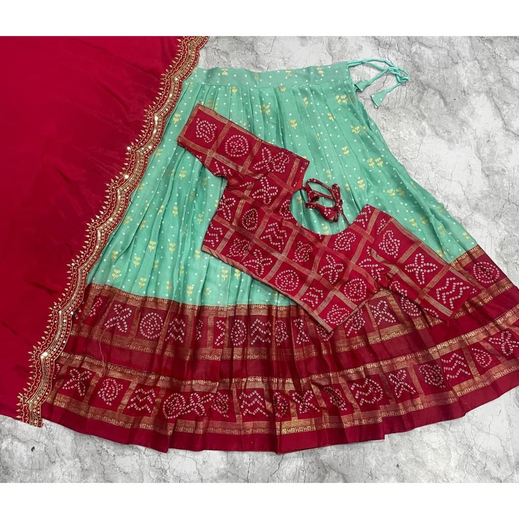 Indian Traditional Ethnic Lehenga Choli Dupatta Set Women's Desigenr Lehenga Set