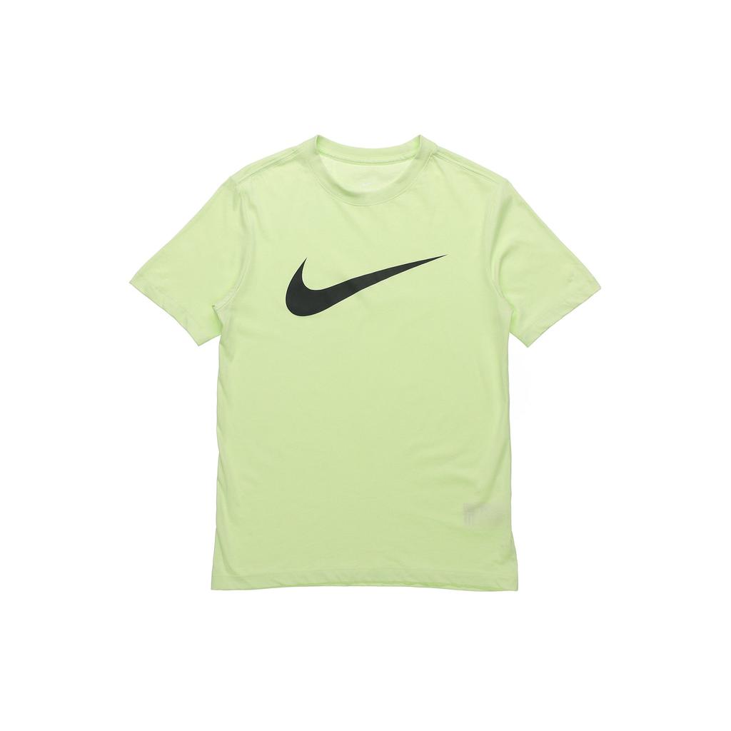 Nike Sportswear Swoosh Casual Athletic Crew Neck Short Sleeve T-Shirt Men Tops Green Yellow DC5095-383