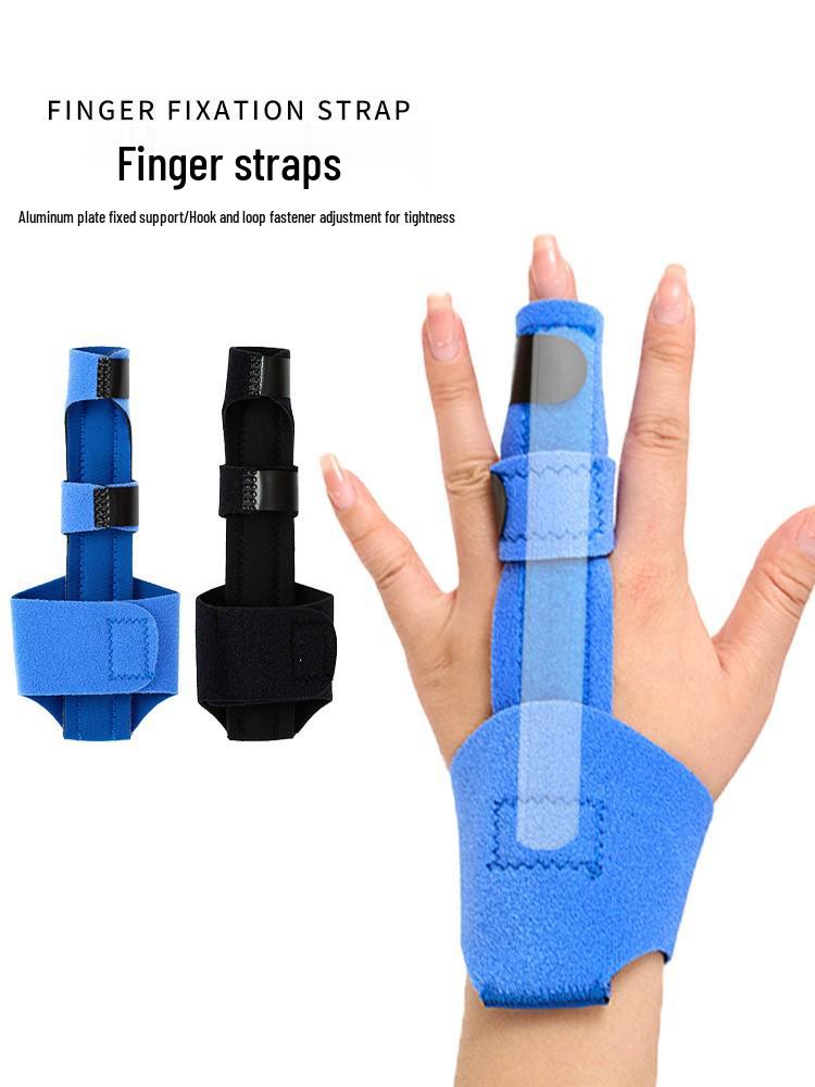 Universal Breathable Five-Finger Support: Aluminum Plate Joint Sprain Fixation Strap & Protective Orthosis