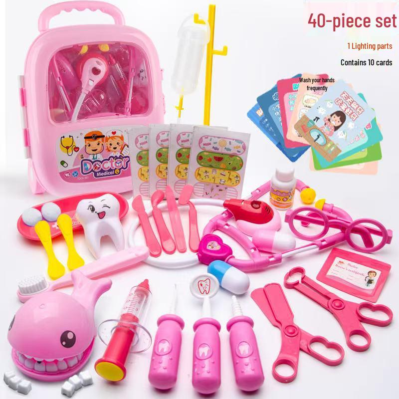Kids' Doctor Play Set: Medical Toys with Stethoscope & Injection for Ages 3-6, Boys & Girls
