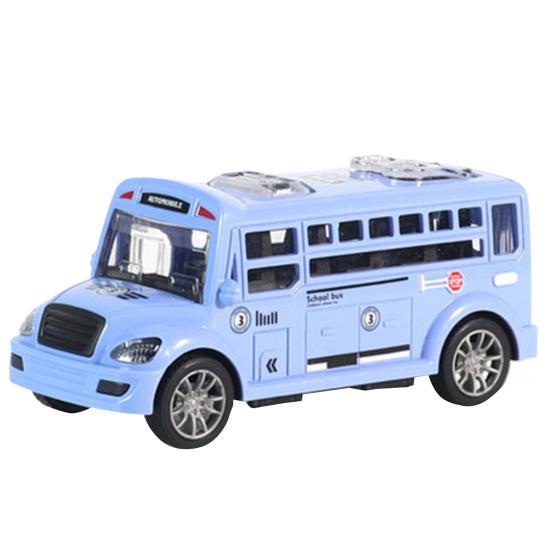 

School Bus Toy Simulated Fall-resistant Plastic Inertial School Bus Toy for фиолетовый