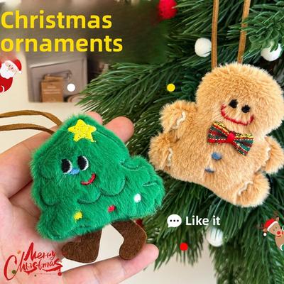 Cartoon Christmas Name Pendants, Cute Girlish Heart Bags, Plush Dolls, Santa Claus Figurines, Small Gifts