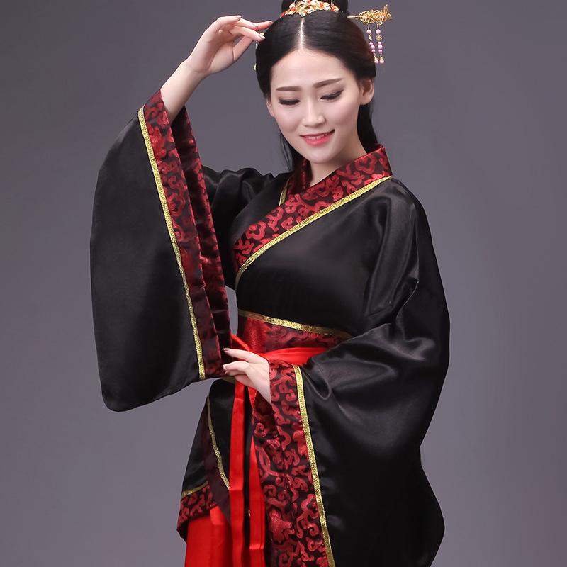 Rochie Hanfu Stil Tang Antic pentru Femei - Fustă Stil Zână cu Înfășurare Dublă pentru Ceremonii Formale și Spectacole