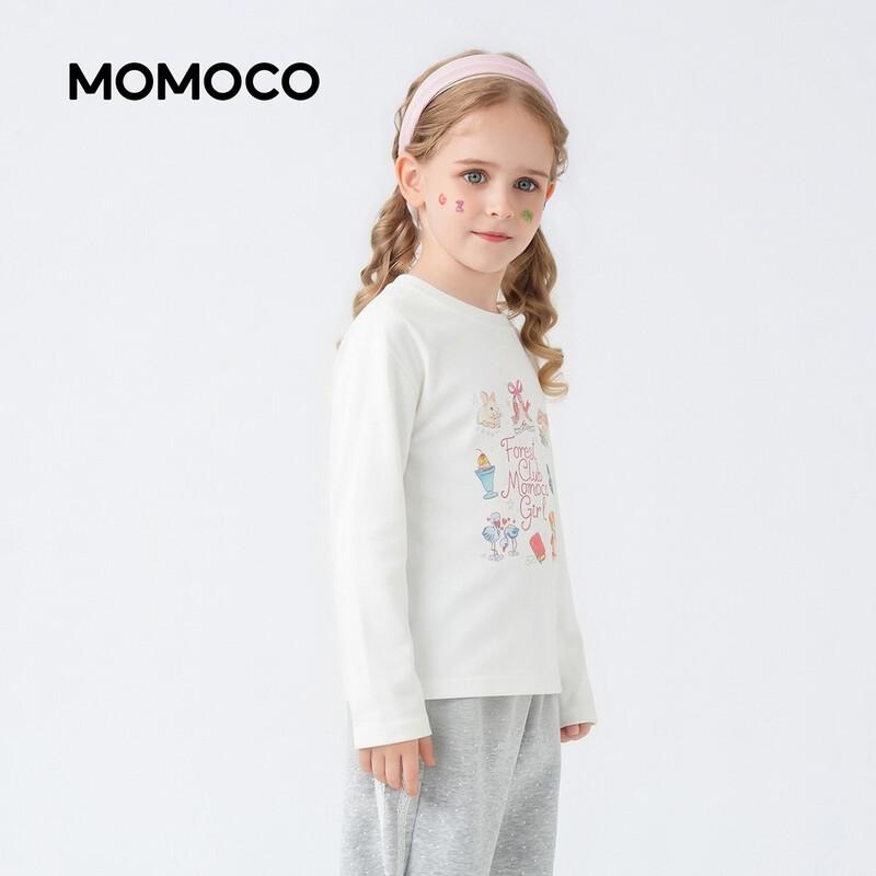 MOMOCO Girls' Autumn Long-Sleeve T-Shirt