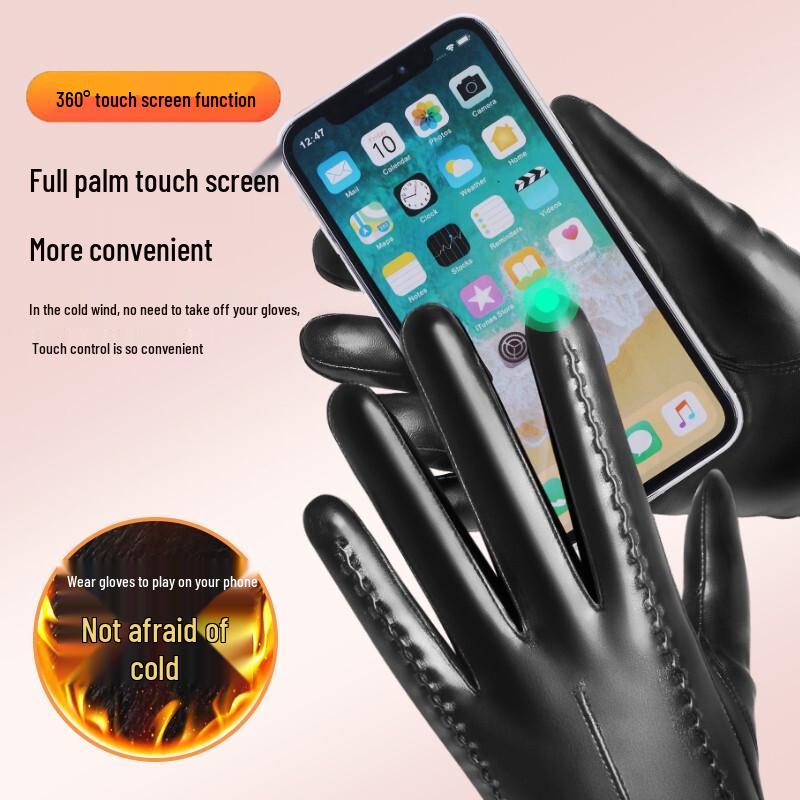 Tucano Women's Sheepskin Touchscreen Winter Gloves