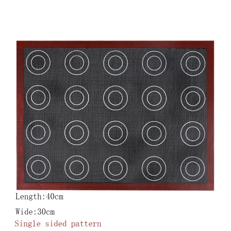 Non Stick Silicone Baking Mat Non Slip Kneading Dough Mat Pastry Mat With Measurements Pizza Cake Sheet Liner Cooking Tools