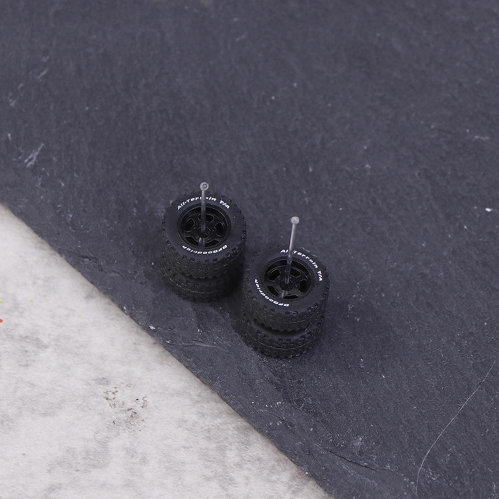 1Set Plastic Remote Control Car Modified Tires Diameter 14*5.5mm Diecast Alloy Car Hub