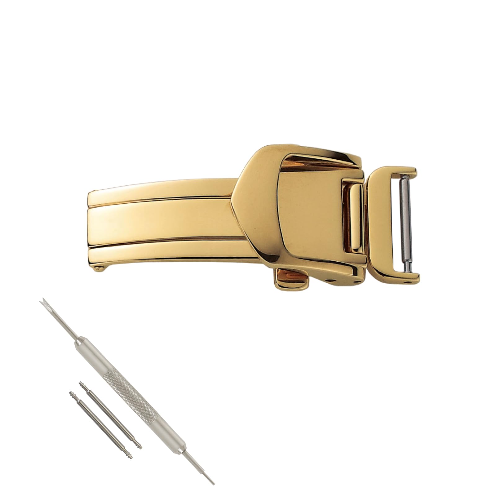 

[Bambi] D-Buckle (SilverGoldBlack) 10mm Gold ZG0007F-A