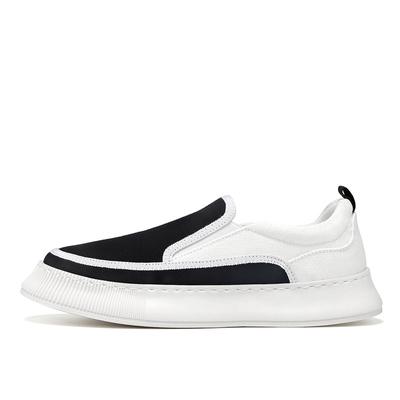 Mode 2025 Neue Herren Canvas Slip-On Sneaker Herbst Plateausohle Rutschfest Leichtgewichtige Freizeitschuhe Atmungsaktiv Flach Bequem zum Laufen