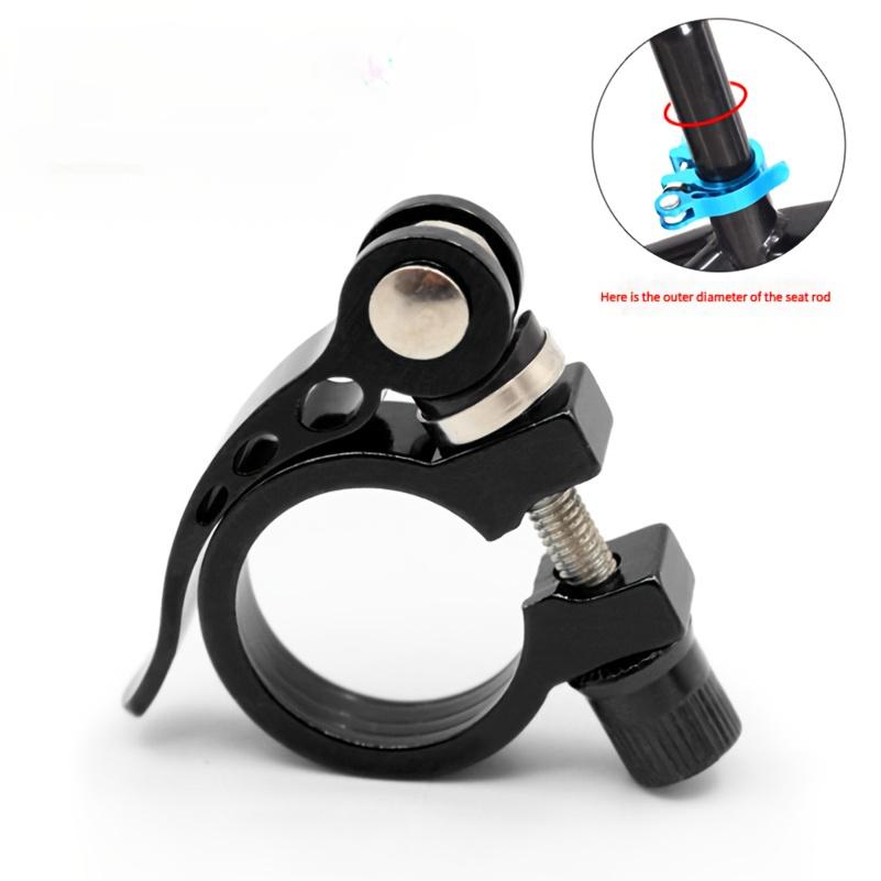 Szybkozamykacz do sztycy podsiodłowej roweru, Blokada sztycy podsiodłowej ze stopu aluminium do rowerów szosowych, Wielokolorowe opcje, Akcesoria, Bezpieczny zacisk sztycy podsiodłowej
