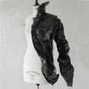 Hand Pinch Malleable Faux Lambskin PU Leather Crepe Fabric DIY Sewing Vintage Punk Jacket Coat Clothing Desinger Pleated Cloth