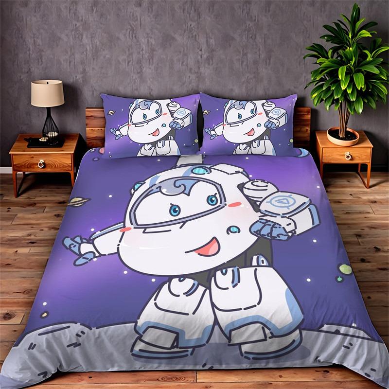 3D Print Super Wings Jett Bedding Set Single/Twin/Full/Queen/King Size Adult Bedroom Duvet cover Sets Anime Gift