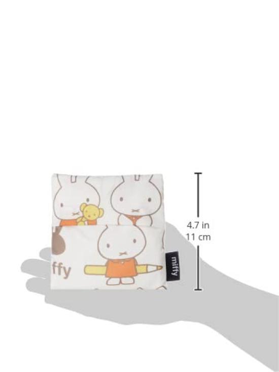 Marushin Miffy Eco Cute Miffy x W40 x D20cm 12 x Made with Recycled Product 5905004400 Bag, Collection, H63.5 (Stored 12cm), Polyester, Number