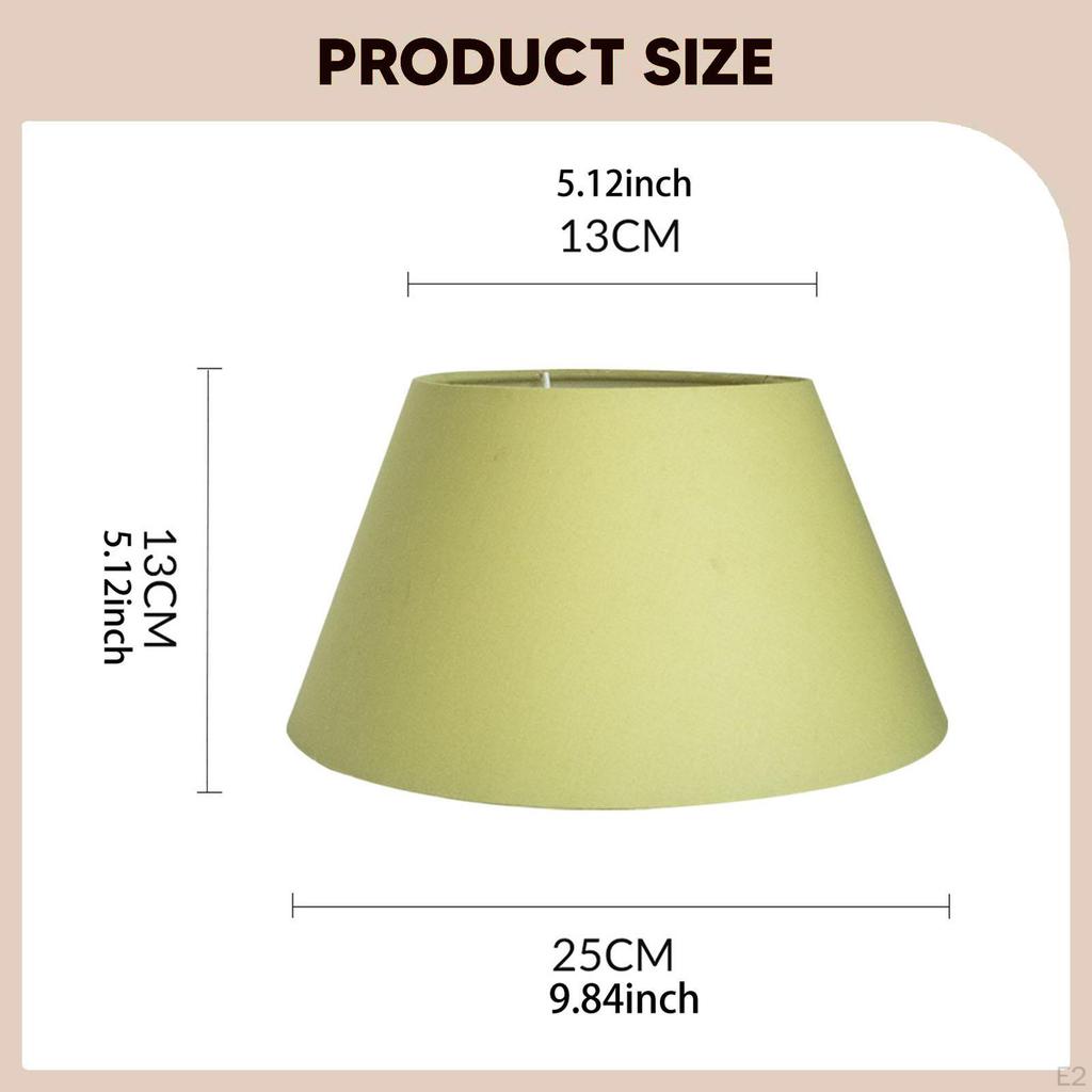 Cylindrical Lampshade for Table Lamp, Easy to Assemble, Minimalist, Lightweight, Floor