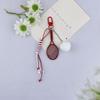 Creative Plush Bag Pendant Ball Racket Bag Charm Keychain Accessory for Fashionable Adults and Sports Enthusiasts