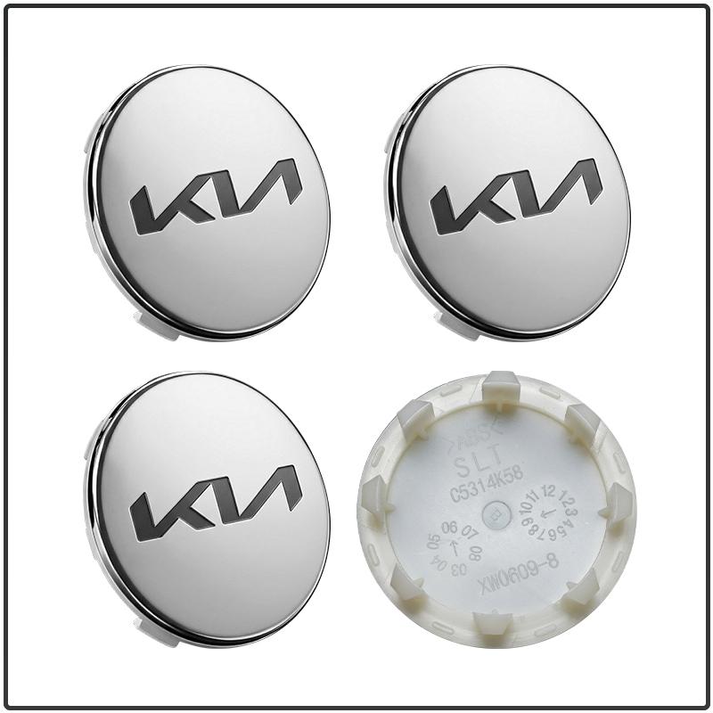 4Pcs 58MM Car Wheel Hub Cap Emblem Replacement Styling For Kia Rio 3 K2 Ceed Cerato K3 Sportage 4 Picanto K5 Optima Sorento Forte Stinger