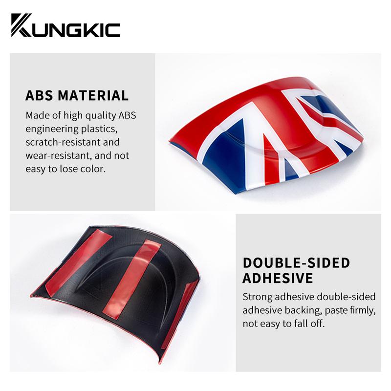3pcs ABS Car Steering Wheel Button Cover for Mini Cooper R55 R56 Countryman R60 Decoration Interior Union Jack Accessories