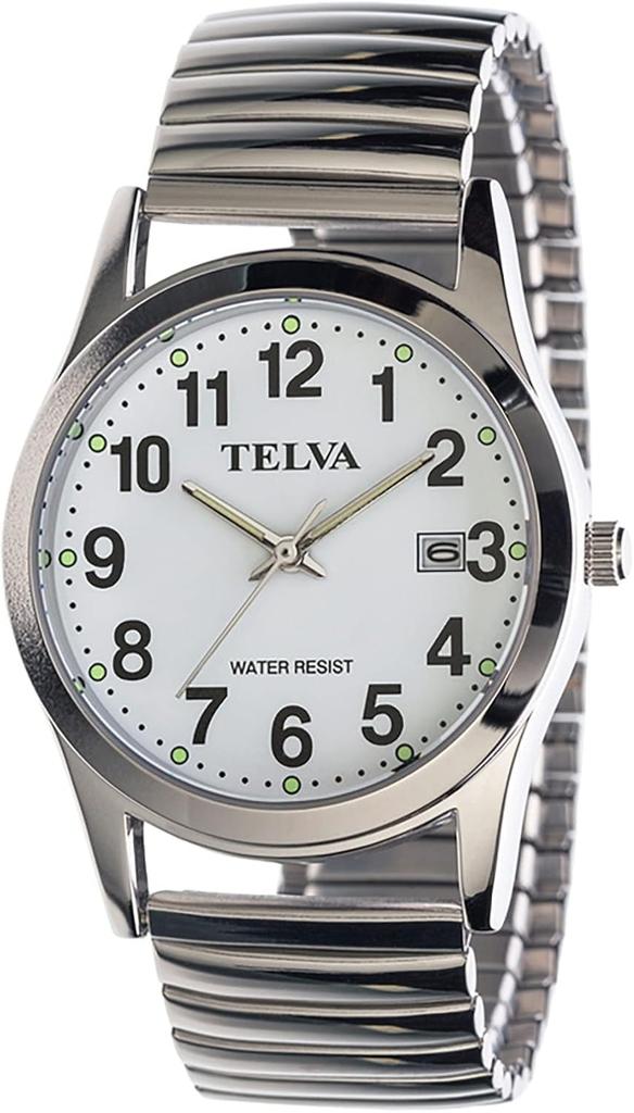 CREPHA Analog Japanese Quartz 3 ATM Water Date Simple and Stainless Steel 20mm Band Suitable for High School and Junior High School Available in White