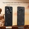 For Honor X60 X60 Pro X60 GT high-luxury vegan leather metal lens protection anti-drop and anti-fingerprint phone case