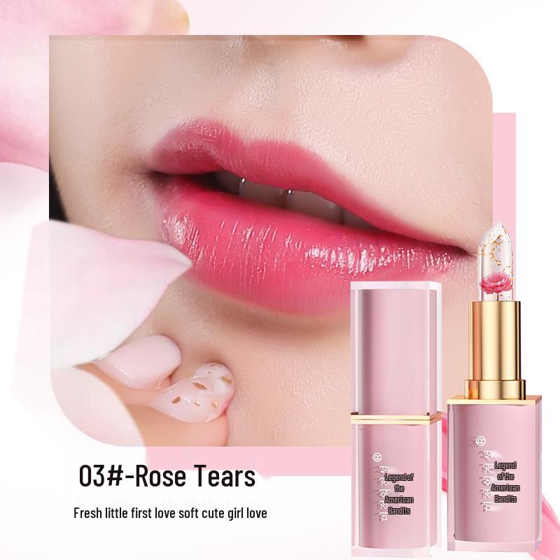 Meikou Legend: Red Cherry Color-Changing Lipstick - Smudge-Proof, Long-Lasting, Healthy Balm for Personalized Shades