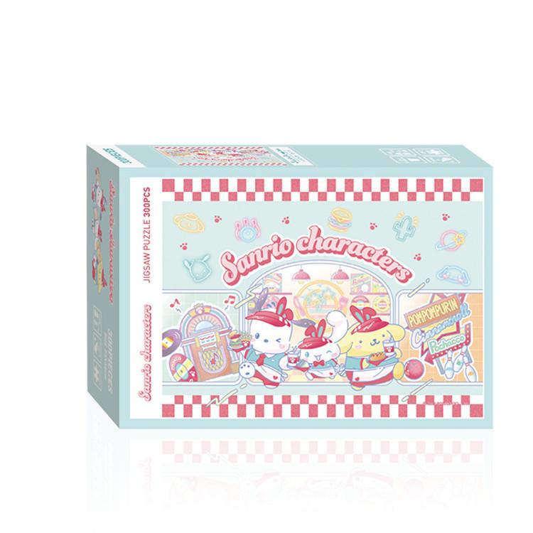 300 Piece Jigsaw Puzzle - Sanrio Fast Food, Popular Korean Puzzle