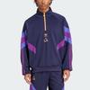 Adidas Originals LA Galaxy Crew Logo Letter Stand Collar Sports Long Sleeve Sweatshirt Men Sweatshirt Noble-Ink JF2673