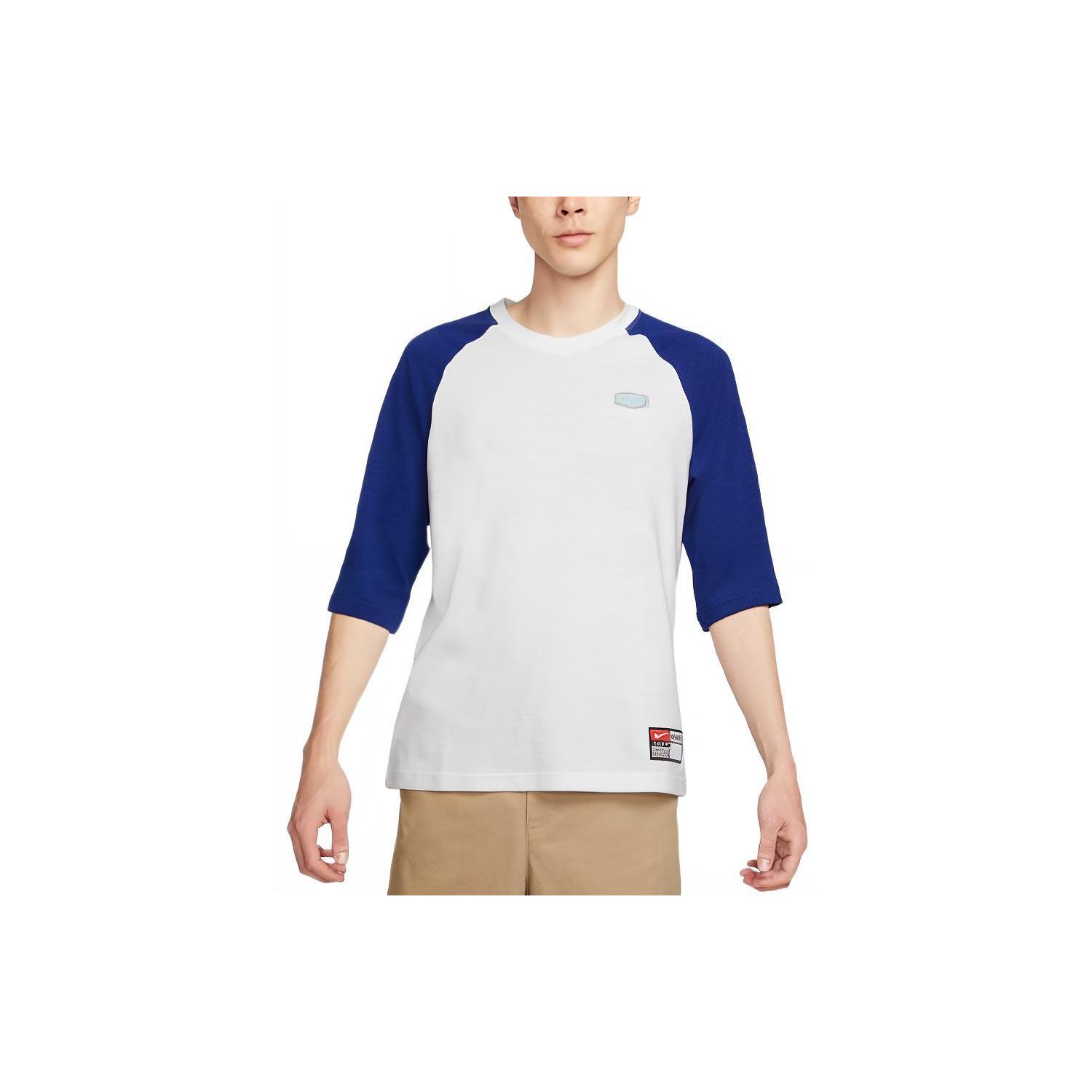 

Толстовка с круглым вырезом Nike Colorblock и рукавами три четверти, топы унисекс, белая DQ6285-100 S