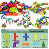 Interlocking Water Pipe Building Blocks: Early Education Puzzle Toys for Kids