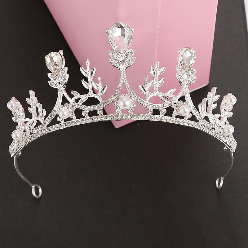 

Повязка на голову «Корона принцессы» со стразами для девочек — детский аксессуар для волос на дни рождения