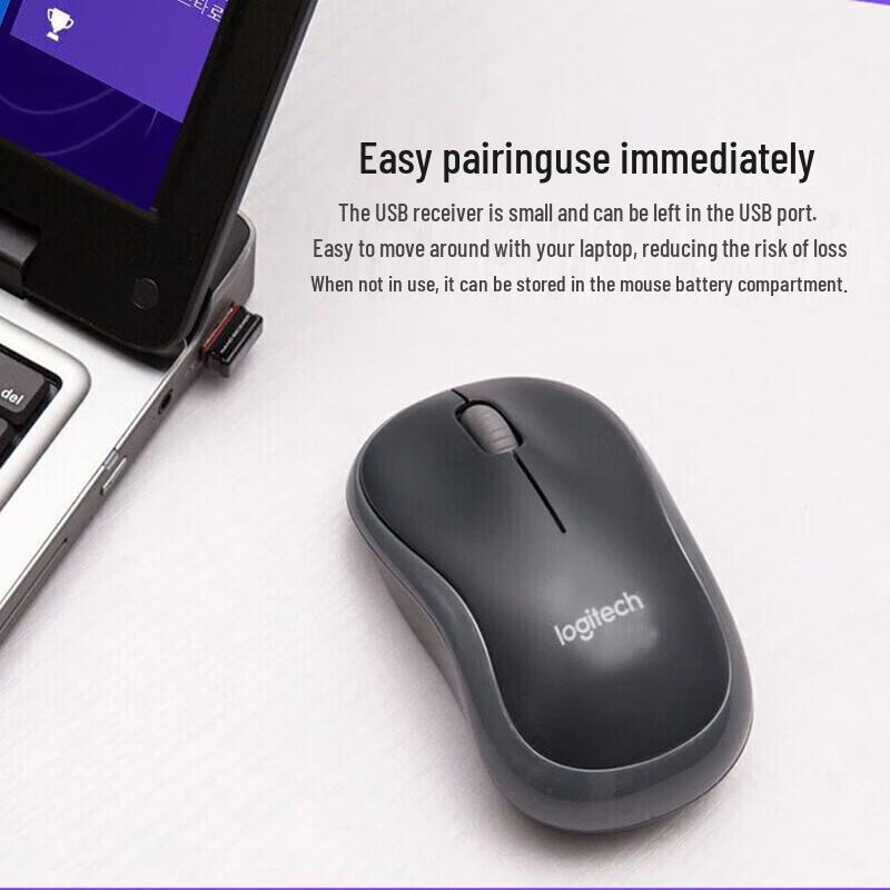 Logitech M187P Wireless Portable Business Mouse