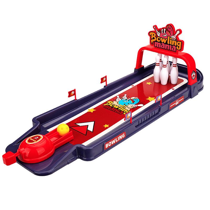 Cross-Border Children's Curling Bowling Table Game Toy for Parent-Child Interaction and Indoor Relaxation.